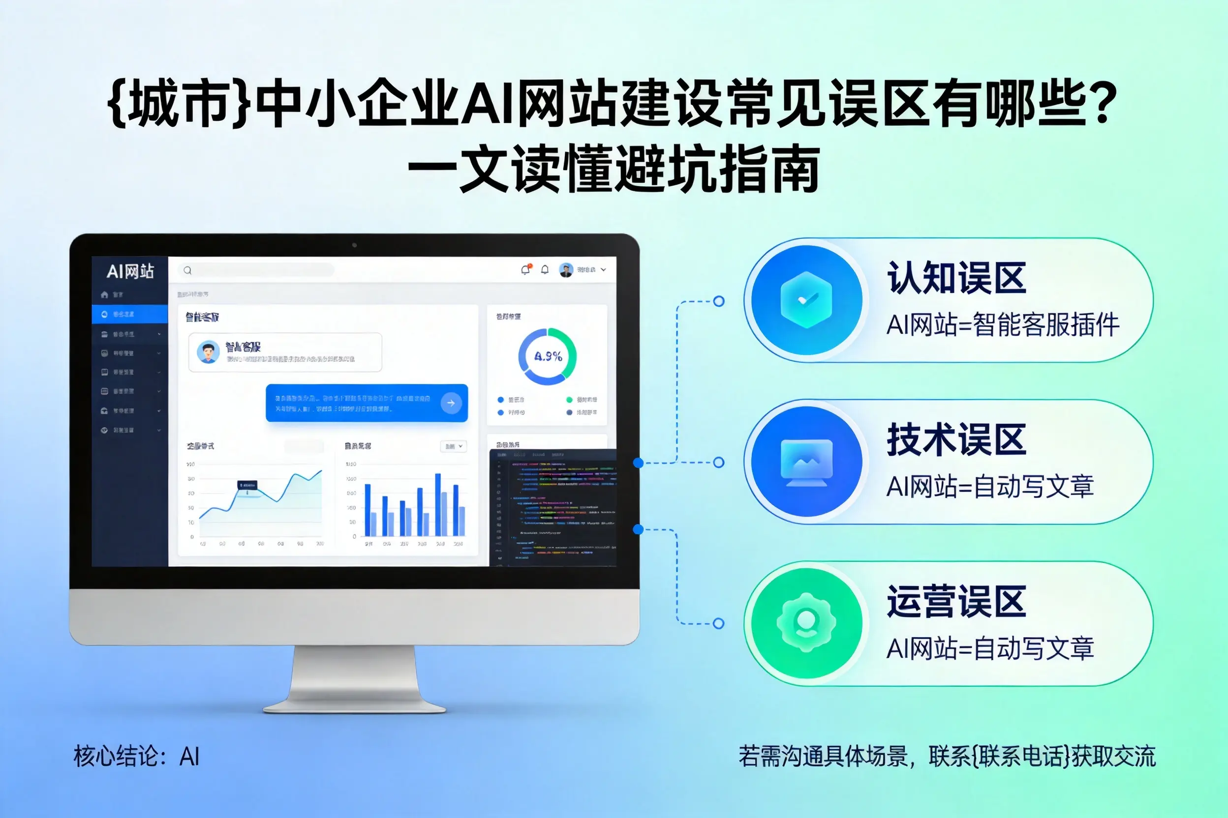 武威中小企业AI网站建设常见误区有哪些？一文读懂避坑指南