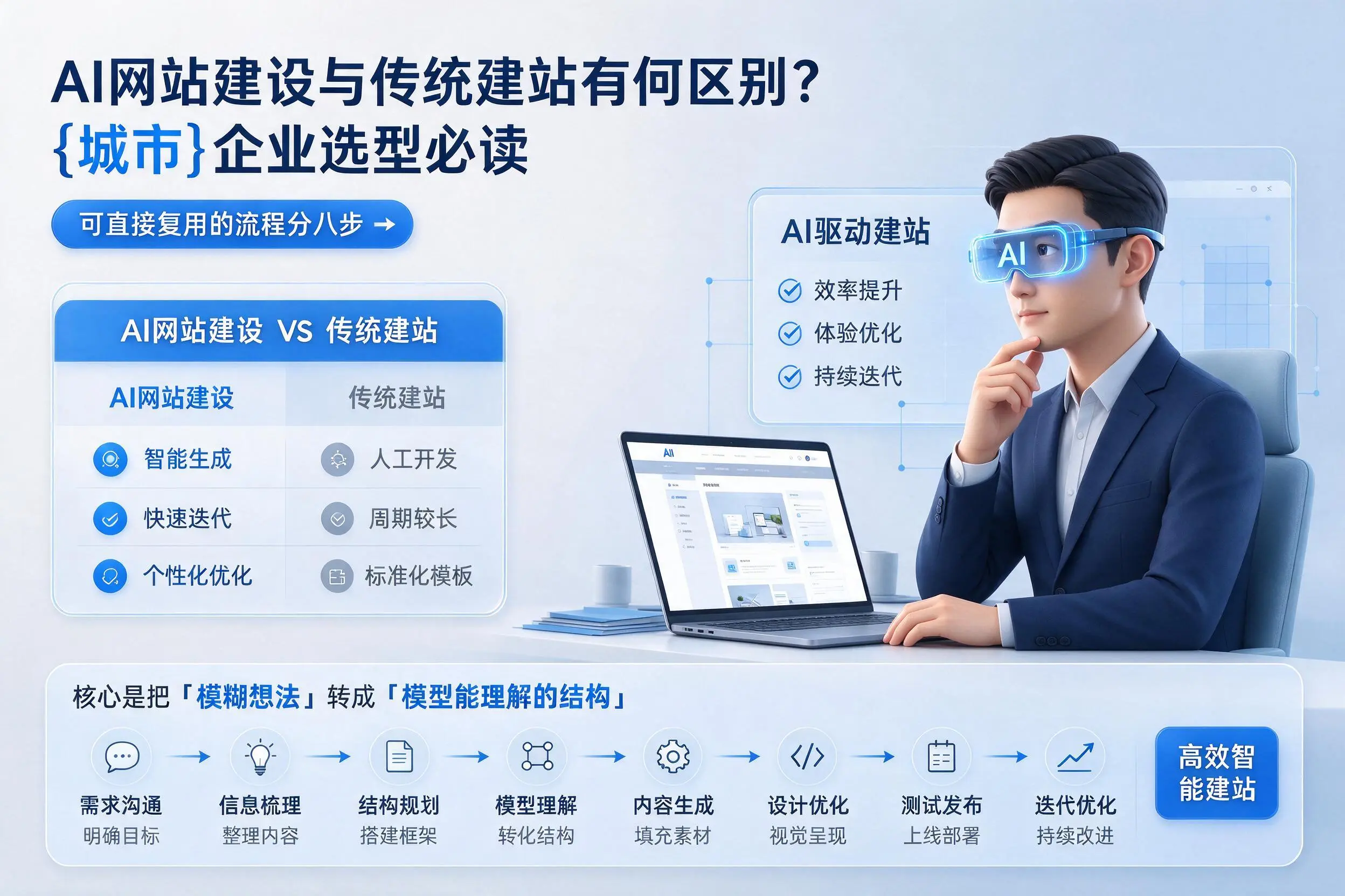 AI网站建设与传统建站有何区别？武威企业选型必读